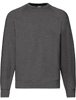 Fruit of the Loom Classic Raglan Sweat Raglánová mikina 16.2216 dark heather grey Fruit of the Loom Classic Raglan Sweat Raglánová mikina 16.2216 dark heather grey