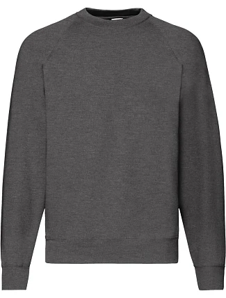 Fruit of the Loom Classic Raglan Sweat Raglánová mikina 16.2216 dark heather grey Fruit of the Loom Classic Raglan Sweat Raglánová mikina 16.2216 dark heather grey