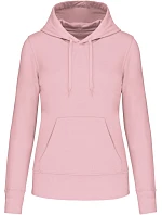 Kariban K 4028 Dámská eco-friendly mikina s kapucí 20.4028 pale pink