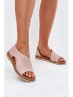 Dámské kožené sandály Artiker 46C1018 Světle růžové