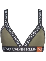 Podprsenka bez kostice QF5447E-7GV khaki - Calvin Klein
