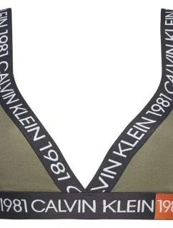 Podprsenka bez kostice QF5447E-7GV khaki - Calvin Klein