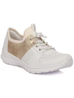 Pohodlná polobotka Rieker W L3254-80 bílá