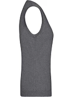 Daiber JN 656 Dámská svetrová vesta s výstřihem do V 02.0656 grey heather Daiber JN 656 Dámská svetrová vesta s výstřihem do V 02.0656 grey heather