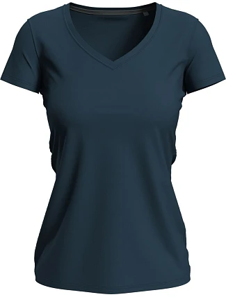 Stedman Stretch-T V-neck Women Dámské tričko s výstřihem do V 05.9710 marina blue