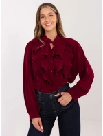 IT košile KS 29033.87 bordó