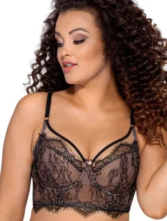 Dámská podprsenka 2008 černá s béžovou - Ava