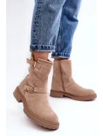 Dámské boty ML275 béžové - Diamantique