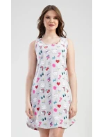 Dámská noční košile na ramínka Kitty Dámská noční košile na ramínka Kitty