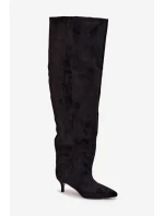 Kozačky na podpatku  model 219139 Step in style