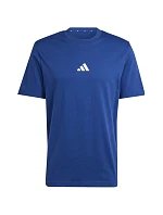 Pánské tričko adidas Essentials Small Logo Single Jersey modré JF1093 pánské