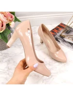 Sergio Leone W SK39J nude lakované lodičky na jehlovém podpatku Sergio Leone W SK39J nude lakované lodičky na jehlovém podpatku