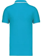Kariban K 245 Pánské kontrastní piqué polo 20.K245 light turquoise/white/navy Kariban K 245 Pánské kontrastní piqué polo 20.K245 light turquoise/white/navy