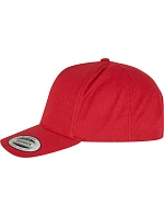 Flexfit 7707 5 panelová Snapback kšiltovka 55.7707 mars red
