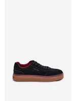 Semišové Dámské Tenisky Daniel Lopez SS2D4006 Černé