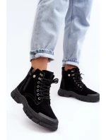 Dámské zateplené semišové kotníkové boty Jailina Trapper Dámské zateplené semišové kotníkové boty Jailina Trapper