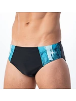 Pánské plavky Danilo M 92800482101 černo-tyrkysové - Aquawave