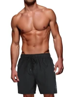 Pánské tmavě šedé šortky FashionStreet SX2529 Pánské tmavě šedé šortky FashionStreet SX2529