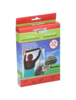 MOSKYTIÉRA DO OKNA 130X150 ČERNÝ POLYESTER + PÁSEK NA SUCHÝ ZIP