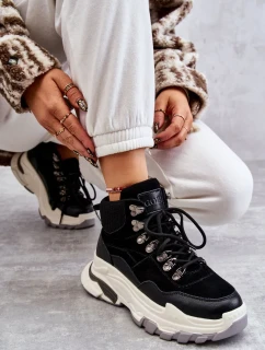 Dámská vysoká sportovní obuv GOE KK2N4098 Černe