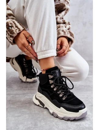 Dámská vysoká sportovní obuv GOE KK2N4098 Černe