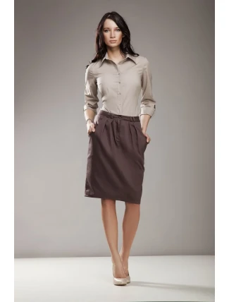 Sukně Anette sp11 Mocca - Nife Sukně Anette sp11 Mocca - Nife