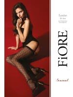 Dámské punčochy k podvazkovému pásu LOUISE, 20 DEN