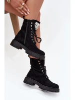 Dámské workery s krystaly na jazyku černé Rosira Dámské workery s krystaly na jazyku černé Rosira