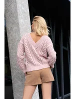 Dámský svetr Manesa sv.růžový - Merribel