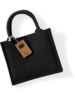 Westford Mill W 412 Jutová nákupní taška Mini 50.0412 black/black Westford Mill W 412 Jutová nákupní taška Mini 50.0412 black/black