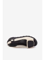 Kožené Lakované Dámské Sandály Na Klínu s Ozdobou Artiker Béžové 56C1567