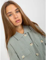 Dámský svetr D90039W90818A3 světle zelený Dámský svetr D90039W90818A3 světle zelený