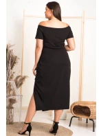 Dámské šaty SA566 černá - Karko Dámské šaty SA566 černá - Karko