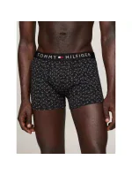 Pánský dárkový set boxerky + ponožky  UM0UM03048 0GU černé se vzorem - Tommy Hilfiger