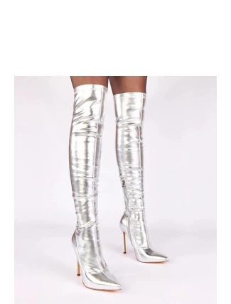 Kozačky na podpatku  model 221363 Solea