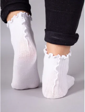 YOCLUB SKA-0027G Ponožky s volánkem 20-34 YOCLUB SKA-0027G Ponožky s volánkem 20-34