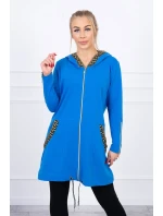 Halenka s ozdobnou chrpovou stuhou Halenka s ozdobnou chrpovou stuhou