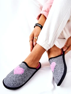 Domácí pantofle Panto Fino II267010 Šedá a růžová