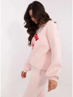 Mikina EM BL 617 15.51P světle růžová