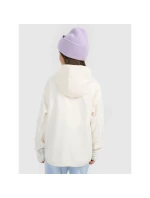 Dívčí volný fleece s kapucí 4F 4FJRAW25TFLEF444-11S
