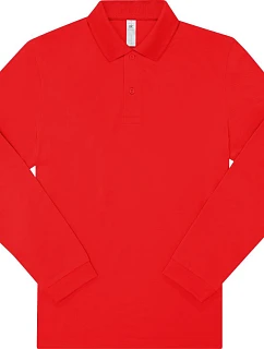 B&C My Polo 180 LSL Piqué polo s dlouhým rukávem 01.U425 red