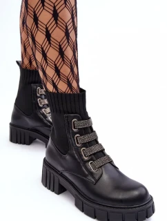 Botky Workery s pružným svrškem Černá Kasseis