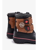 Dětské sněhule na suchý zip Lee Cooper Camel Dětské sněhule na suchý zip Lee Cooper Camel