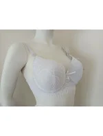 Vyztužená podprsenka s kosticí 5515 bílá - LoveAnna Vyztužená podprsenka s kosticí 5515 bílá - LoveAnna