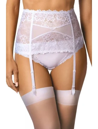 Dámský podvazkový pás 053/3 Carmela white - MAT