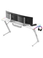 Herní stůl Huzaro Hero 4.8 White RGB