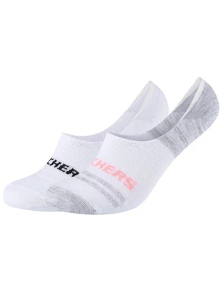 Ponožky Skechers 2PPK Mesh Ventilation Foots SK44008-1001 White 39-42