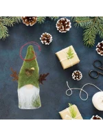 VÁNOČNÍ DEKORACE PŘÍVĚSEK 9CM ZELENÝ MICKEY