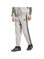 Pánské kalhoty adidas Essentials 3-Stripes Fleece Tapered Cuffed, šedé, KY4127 Pánské kalhoty adidas Essentials 3-Stripes Fleece Tapered Cuffed, šedé, KY4127