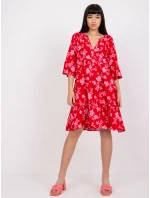 Dámské šaty-D73771M30214C-červené